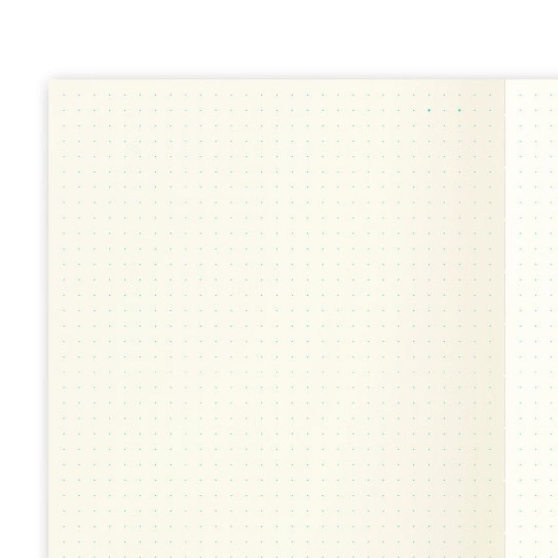 Midori Dotted Notebook A5 closeup on page layout - Paper Kooka Stationery Australia