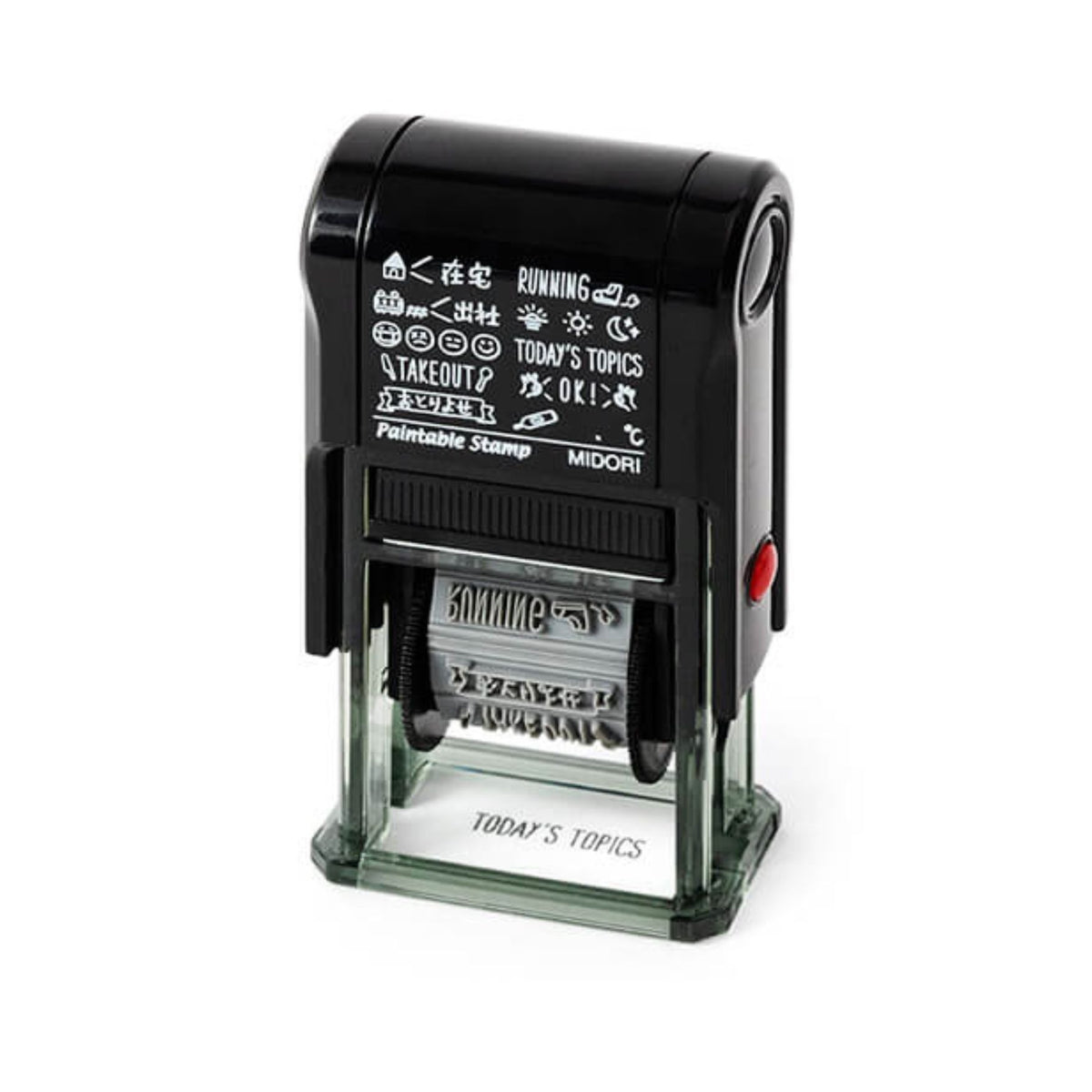 Midori Journaling Rotating Stamp - New Daily Life | Paper Kooka