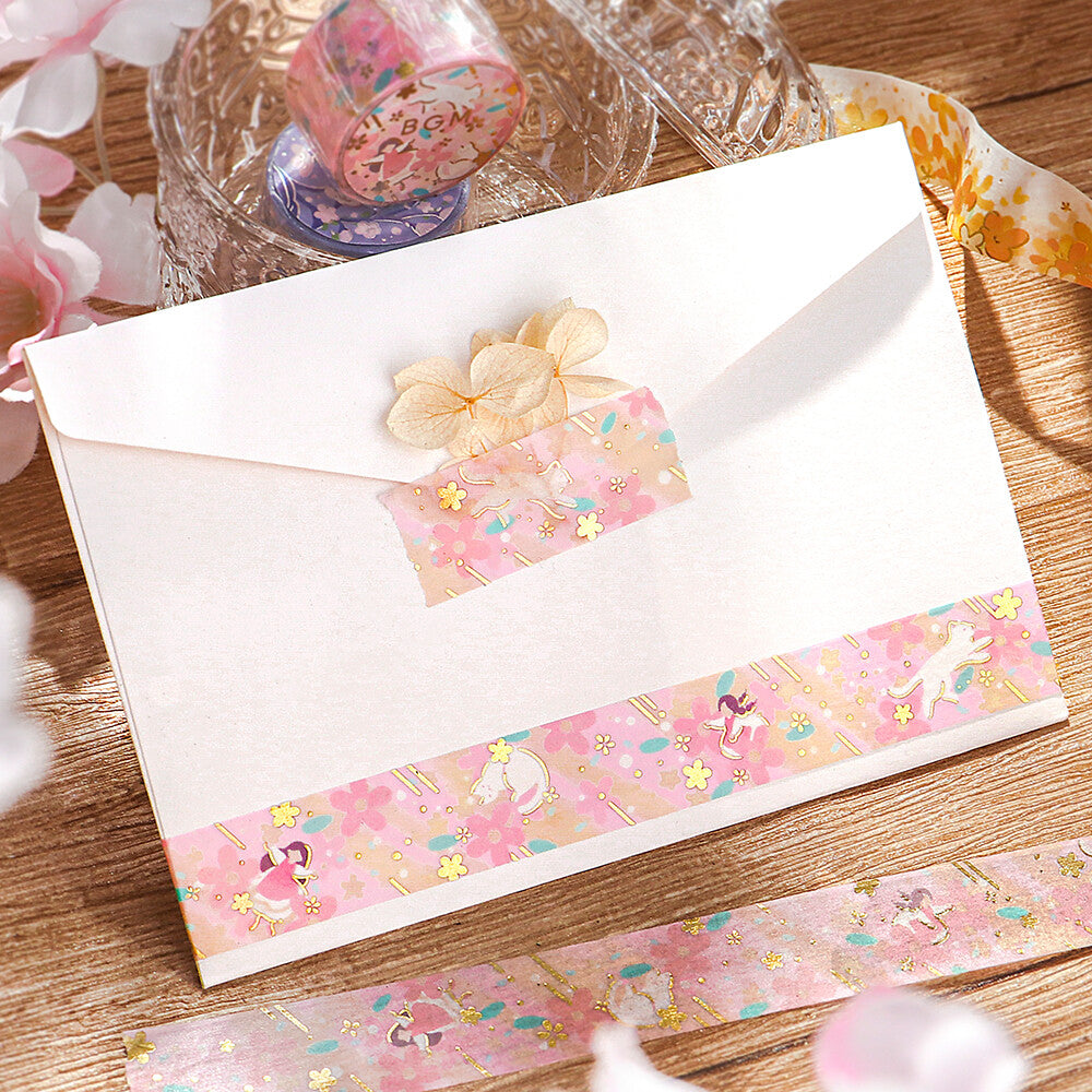 BGM Momogengyo masking tape from the Flower Story Collection from BGM Japan - Paper Kooka Australia