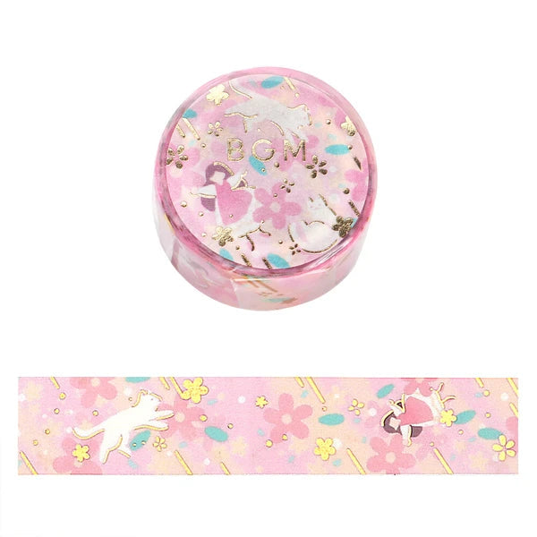 BGM Momogengyo washi tape from the Flower Story Collection from BGM Japan - Paper Kooka Australia