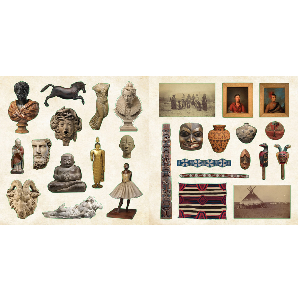 Museum Treasures Sticker Book
