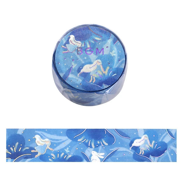 BGM Night Scent washi tape from the Flower Story Collection from Japan - Paper Kooka Australia