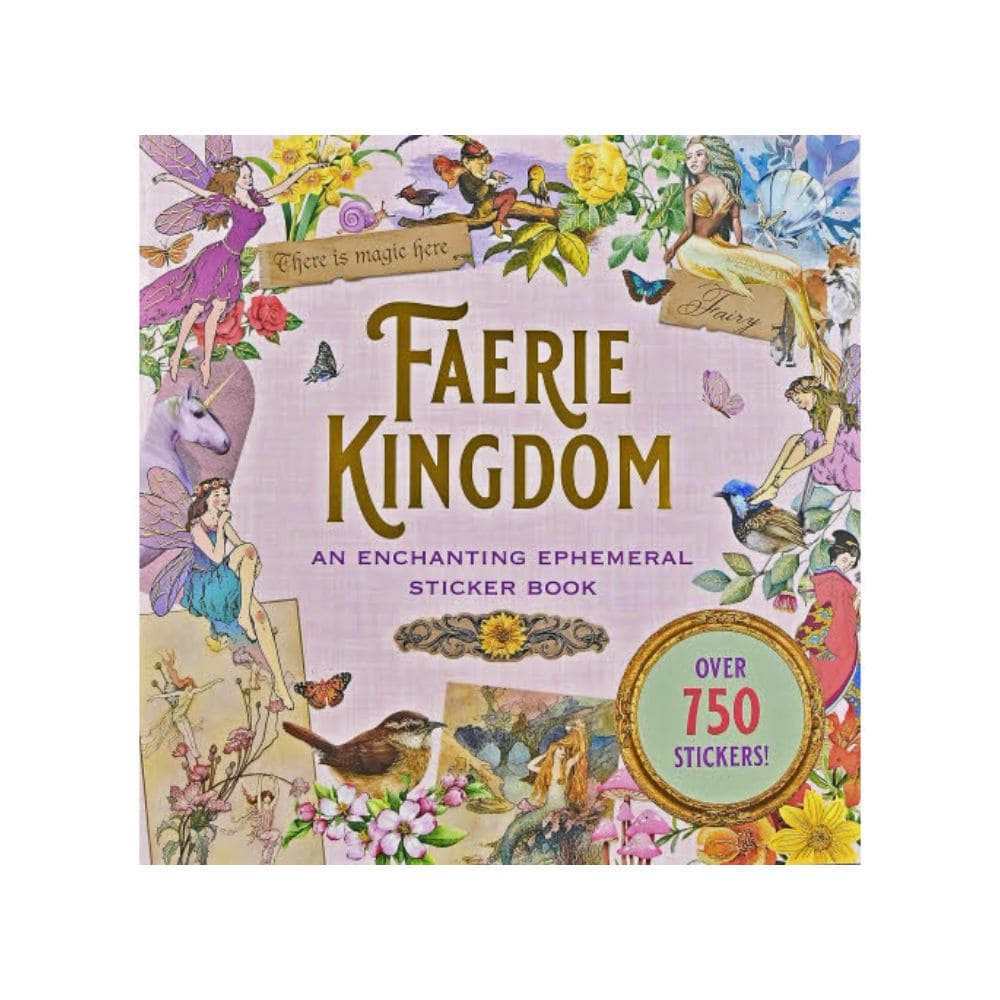 Peter Pauper Press Faerie Kingdom Sticker Book - Paper Kooka Australia