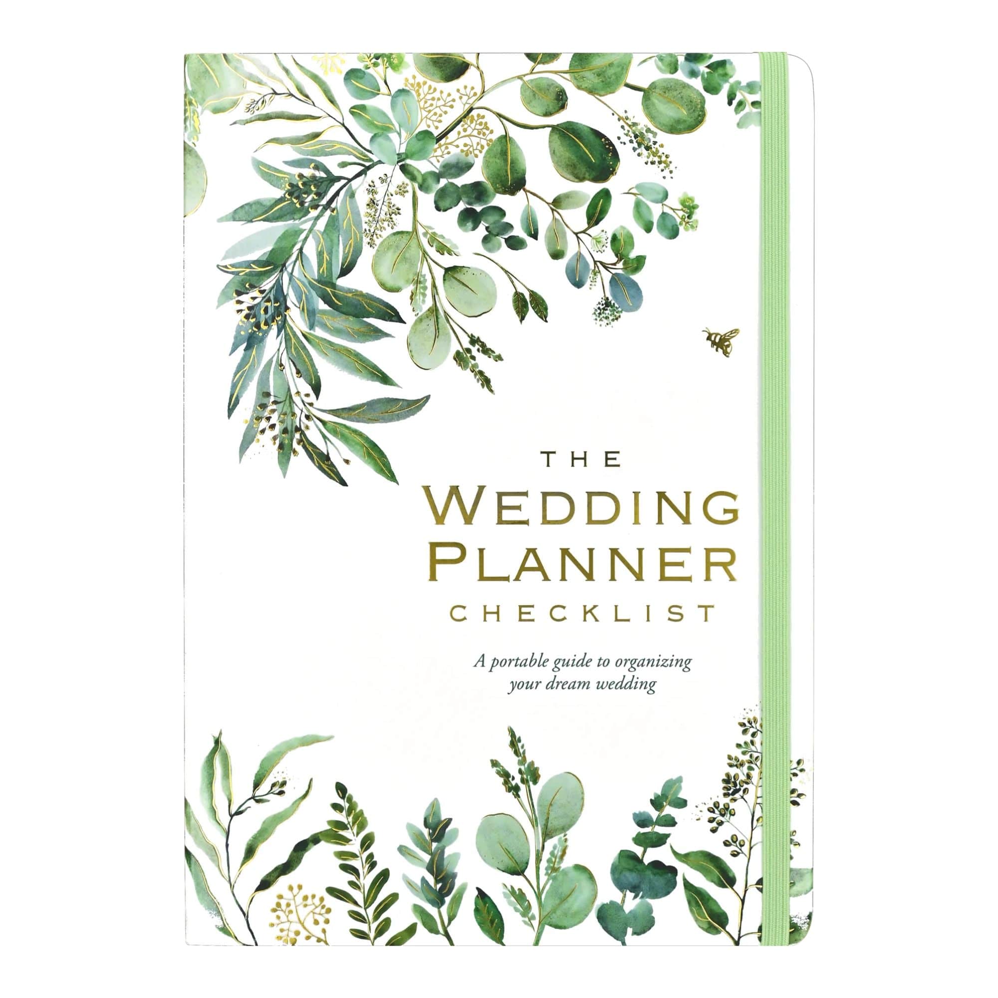 Peter Pauper Press The Wedding Planner Checklist eucalyptus cover - Paper Kooka Australia