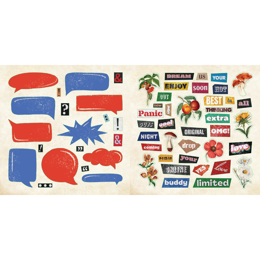Ransom Notes Sticker Book