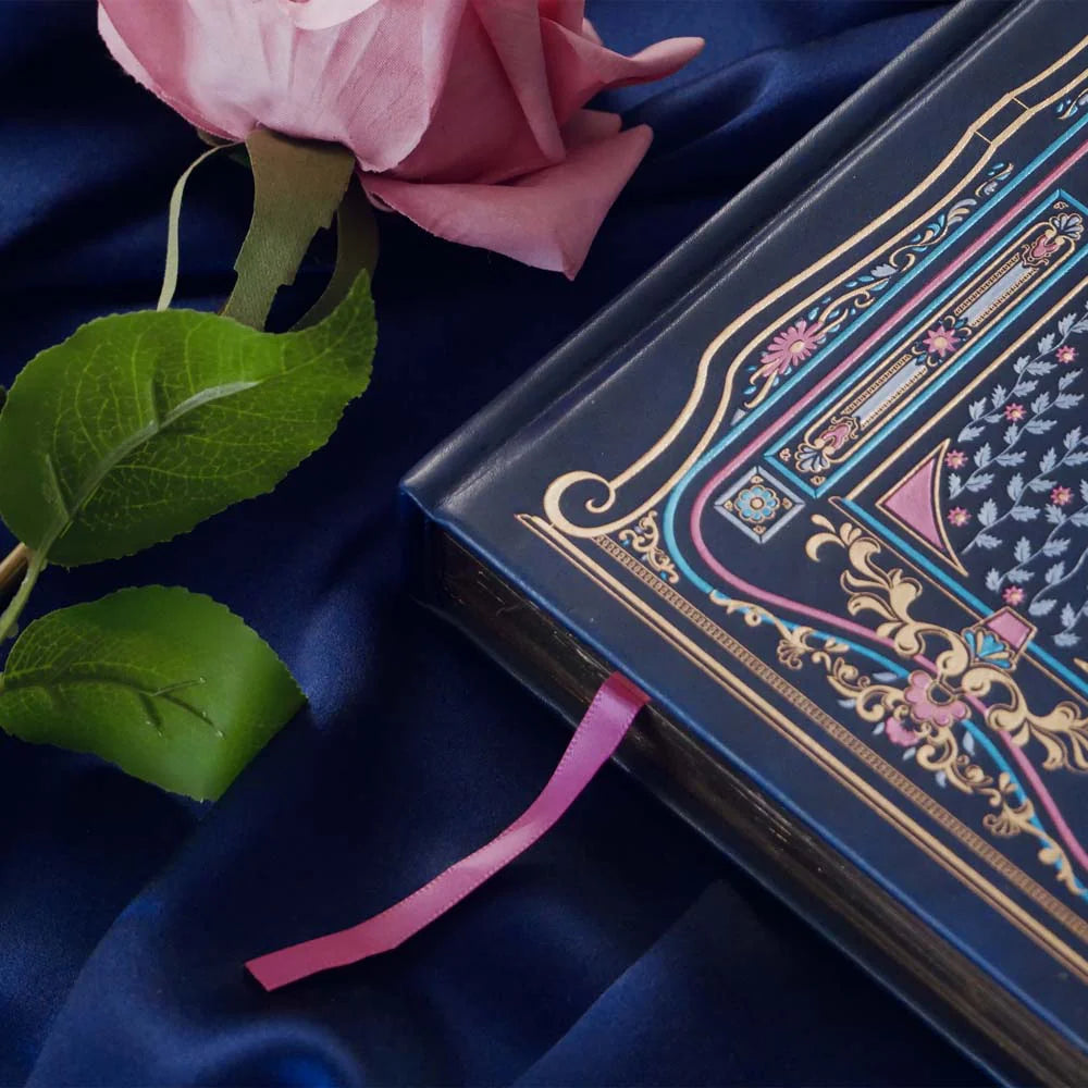 Reading Journal in Royal Blue by The Quirky Cup Collective - Paper Kooka Stationery Shop Australia