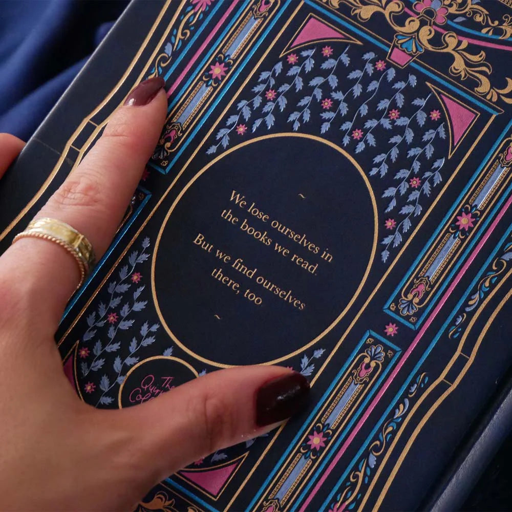 Reading Journal in Royal Blue by The Quirky Cup Collective - Paper Kooka Stationery Shop Australia