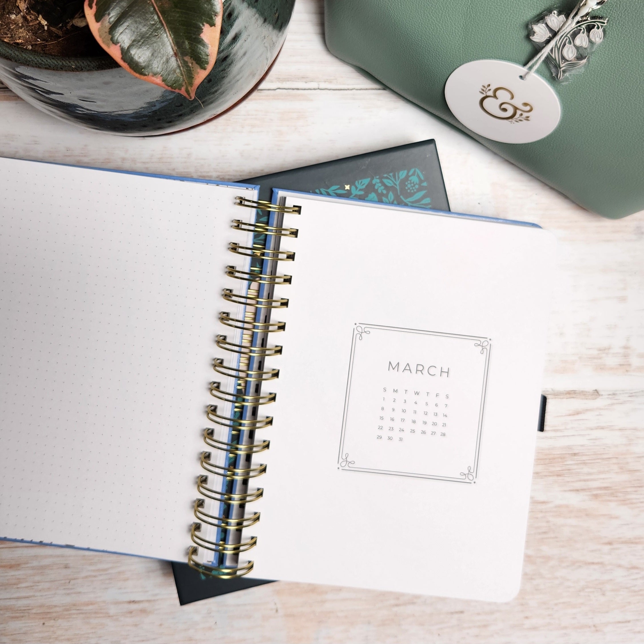 2026 B5 Dated Planner Wire-O-Bound | Songbird