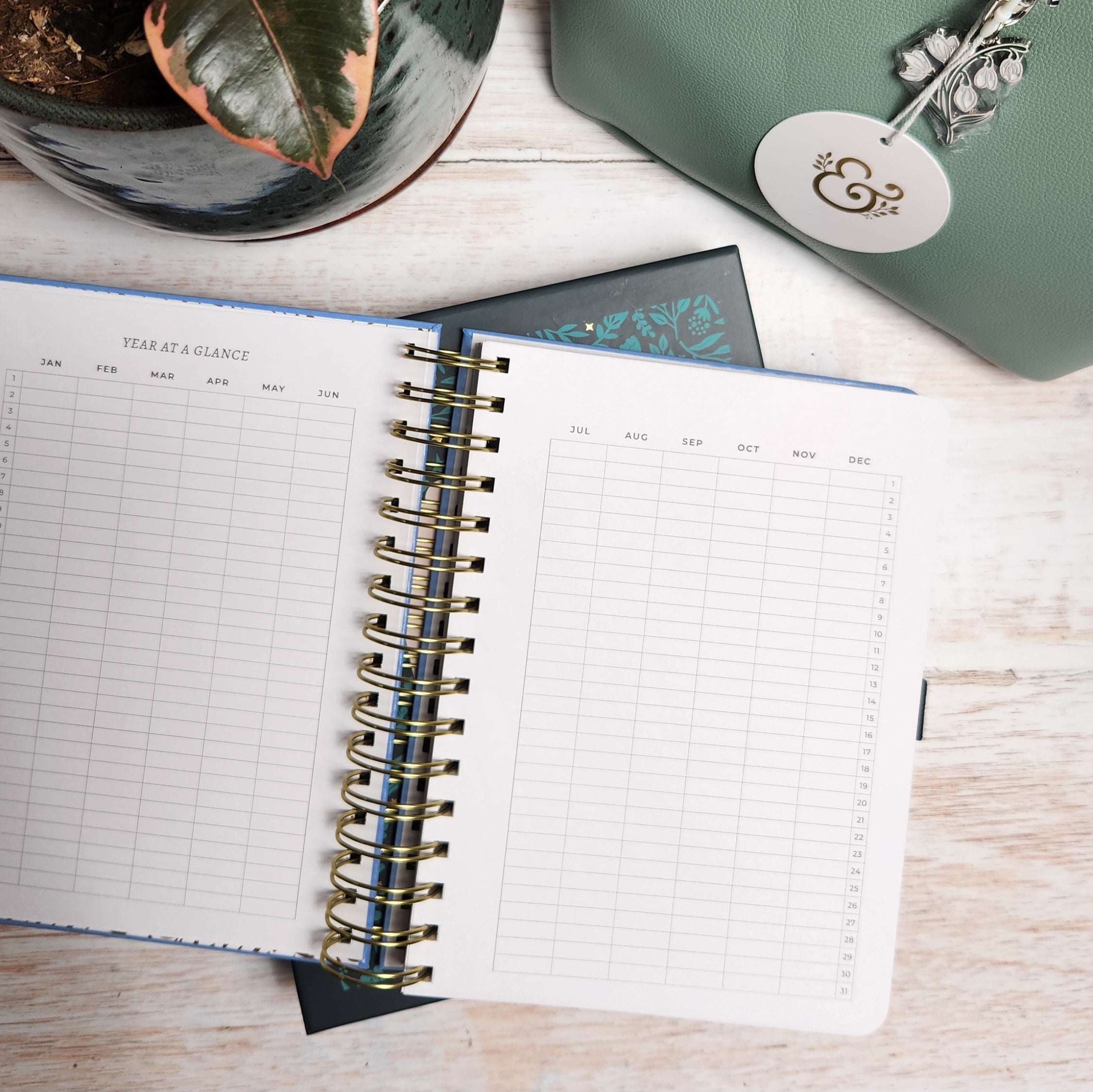 2026 B5 Dated Planner Wire-O-Bound | Songbird