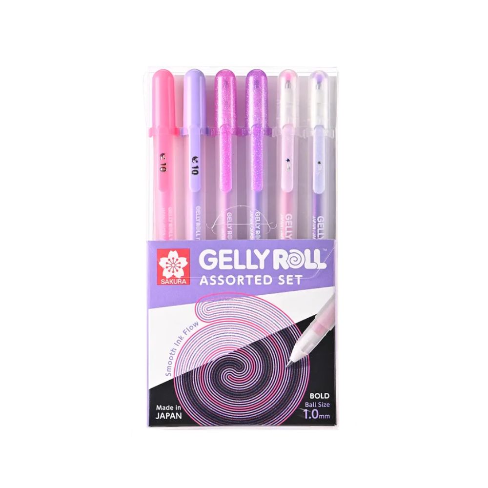 Sakura Gelly Roll Pink & Purple Set of gel pens - Paper Kooka Australia