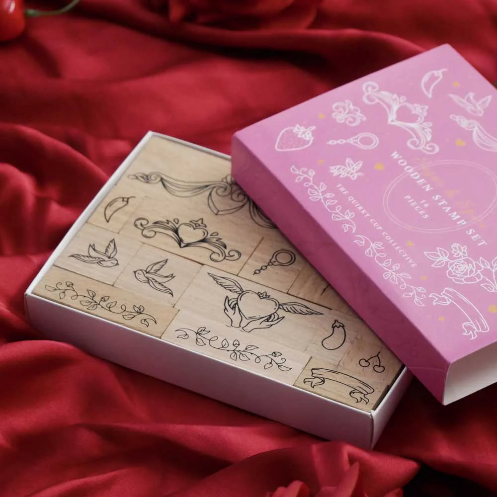 Sugar &  Spice Stamp Set by The Quirky Cup Collective - Paper Kooka Stationery Shop Australia