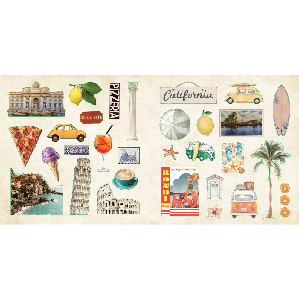 Travel Odyssey Sticker Book