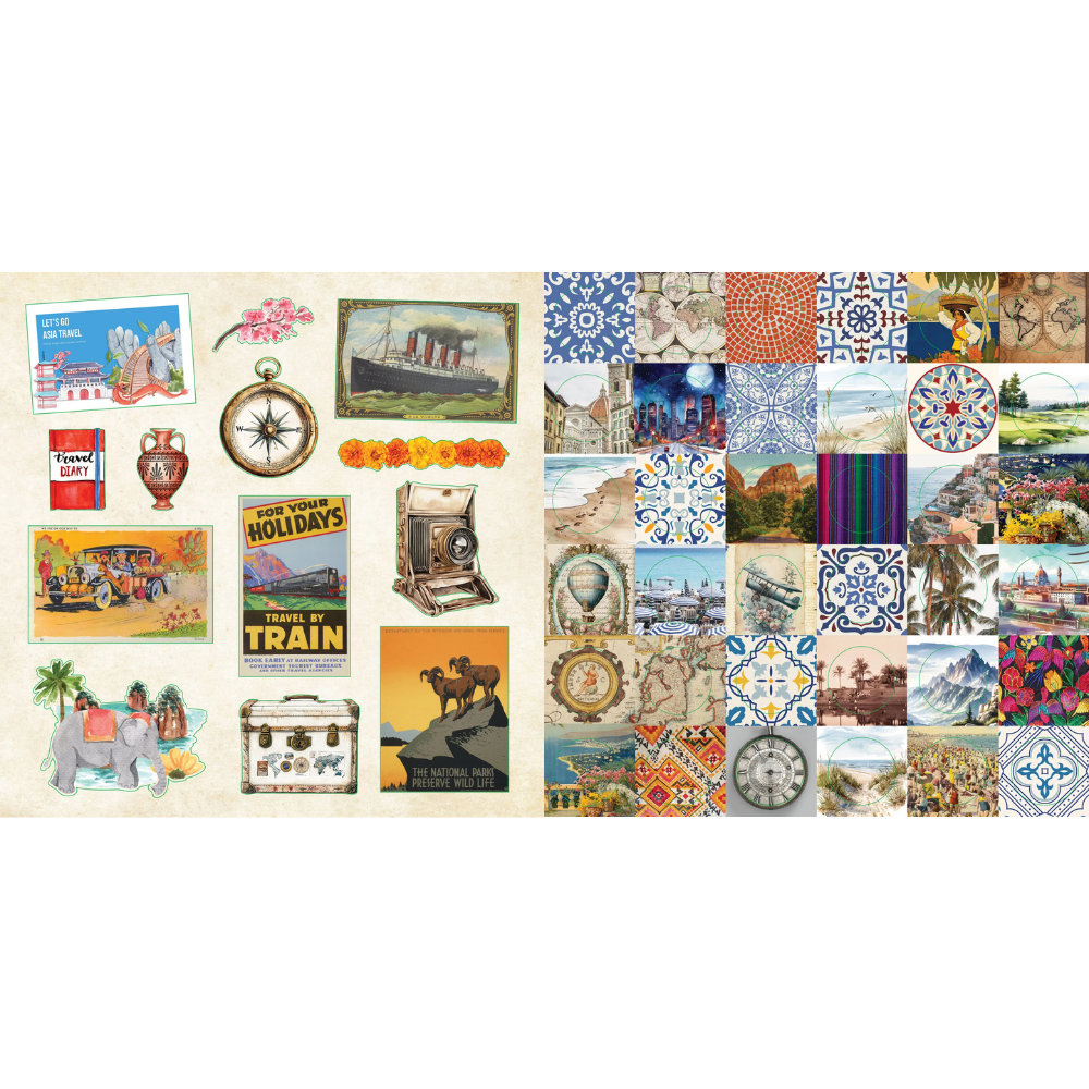 Travel Odyssey Sticker Book