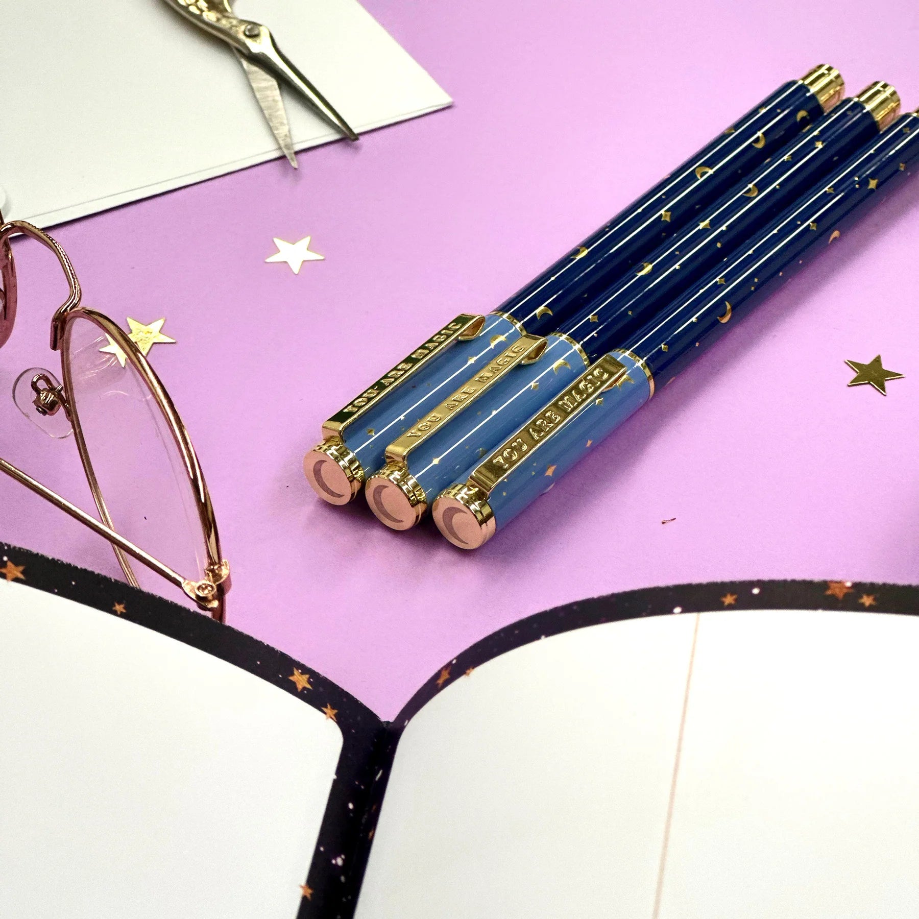 You Are Magic Pen in Navy Blue by The Quirky Cup Collective - Paper Kooka Stationery Shop Australia