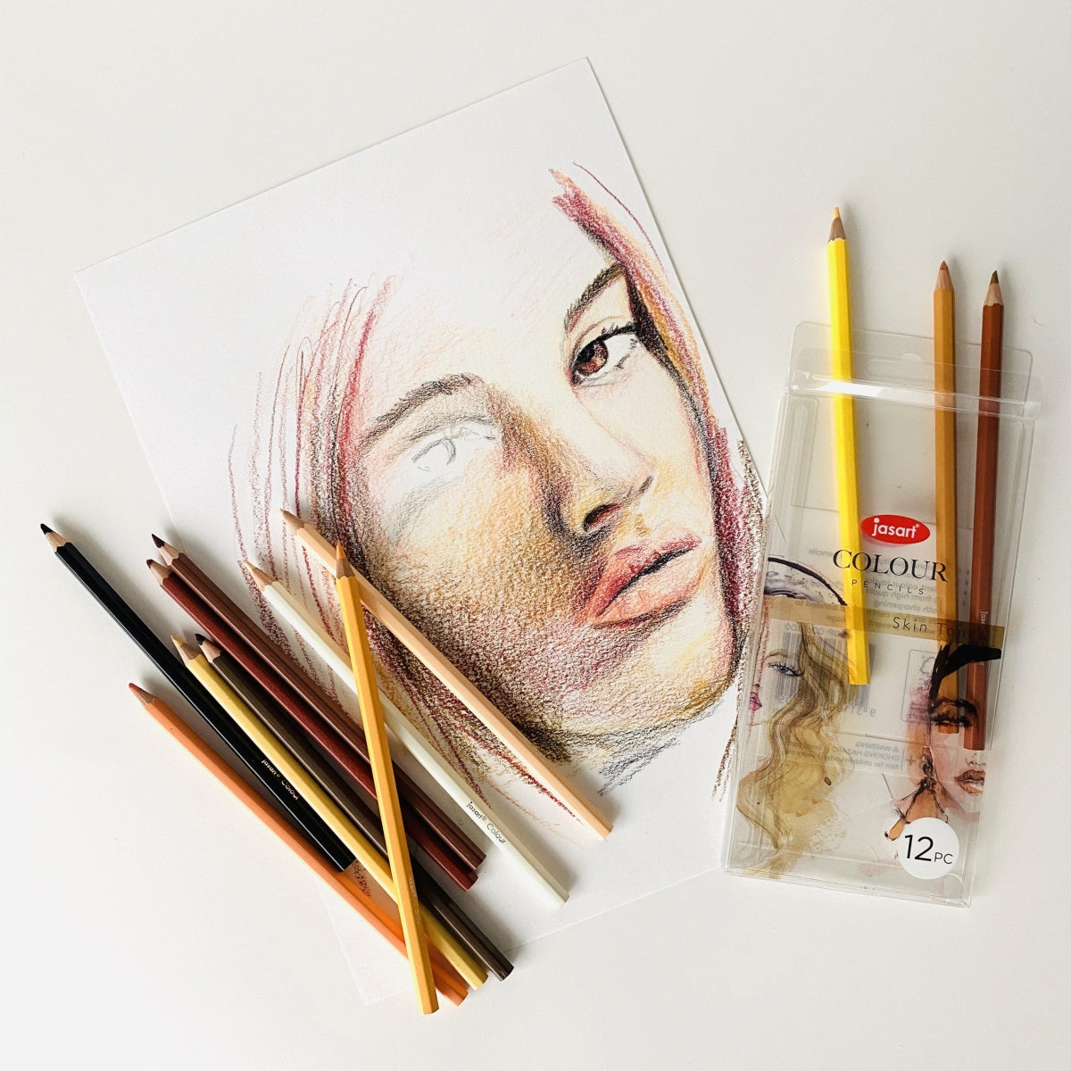 Colour Pencils Set - Skin - Paper Kooka