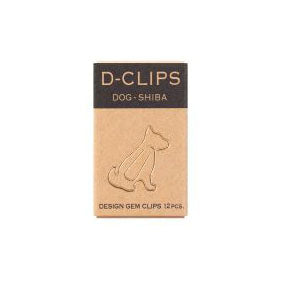 Dog Shiba Paper Clips - 12pcs - Paper Kooka