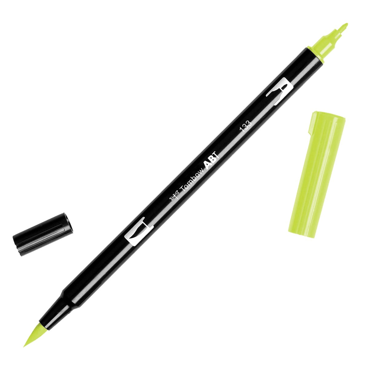 Dual Brush Pen - yellow green range - SINGLE PENS - Paper Kooka