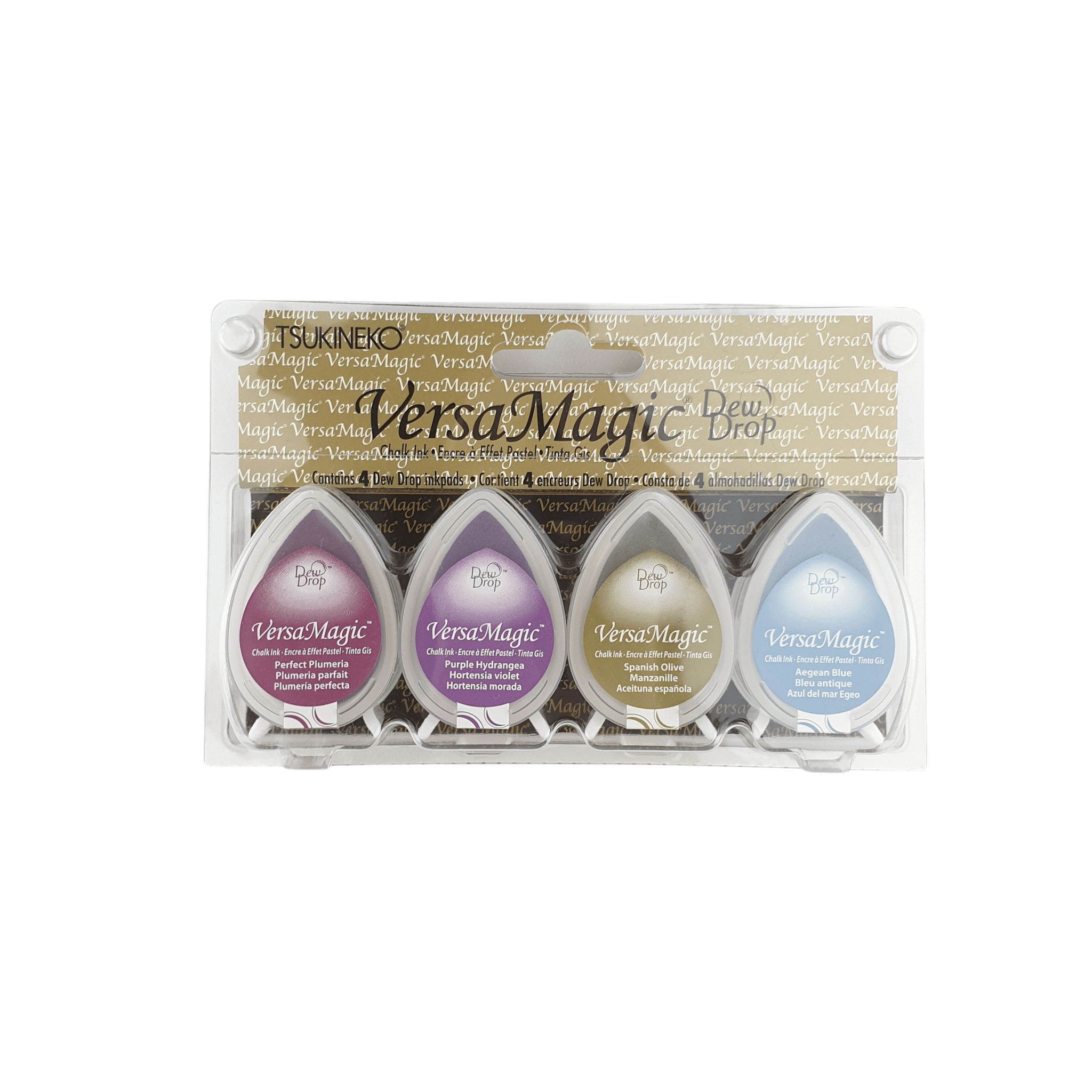 VersaMagic - Dew Drop Chalk Stamp Ink Pads - Jewel Box Colours Set - Paper Kooka