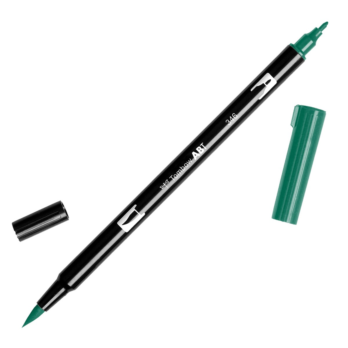 Dual Brush Pen - green range - SINGLE PENS - Paper Kooka