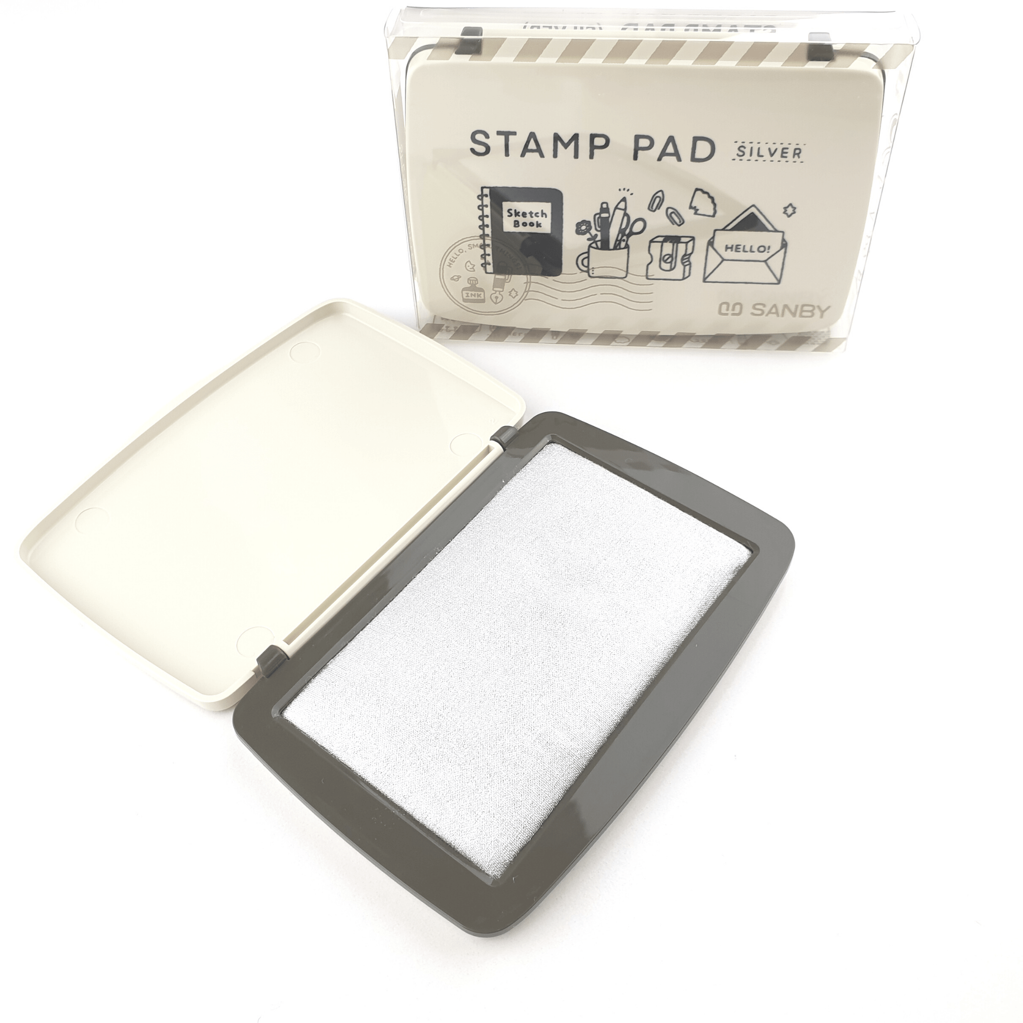 'Hello, Small Things' Stamp Ink Pad - Silver - Paper Kooka