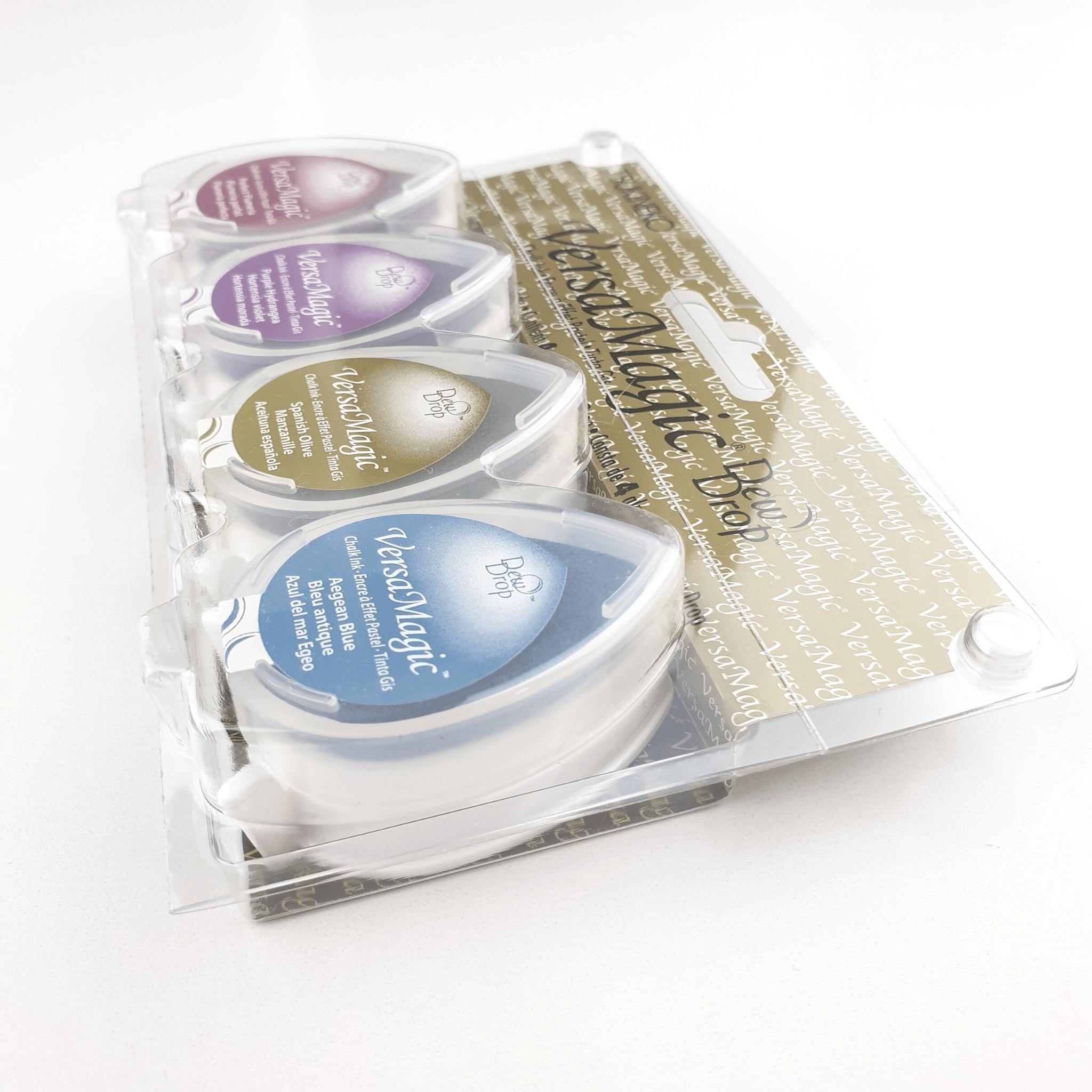 VersaMagic - Dew Drop Chalk Stamp Ink Pads - Jewel Box Colours Set - Paper Kooka