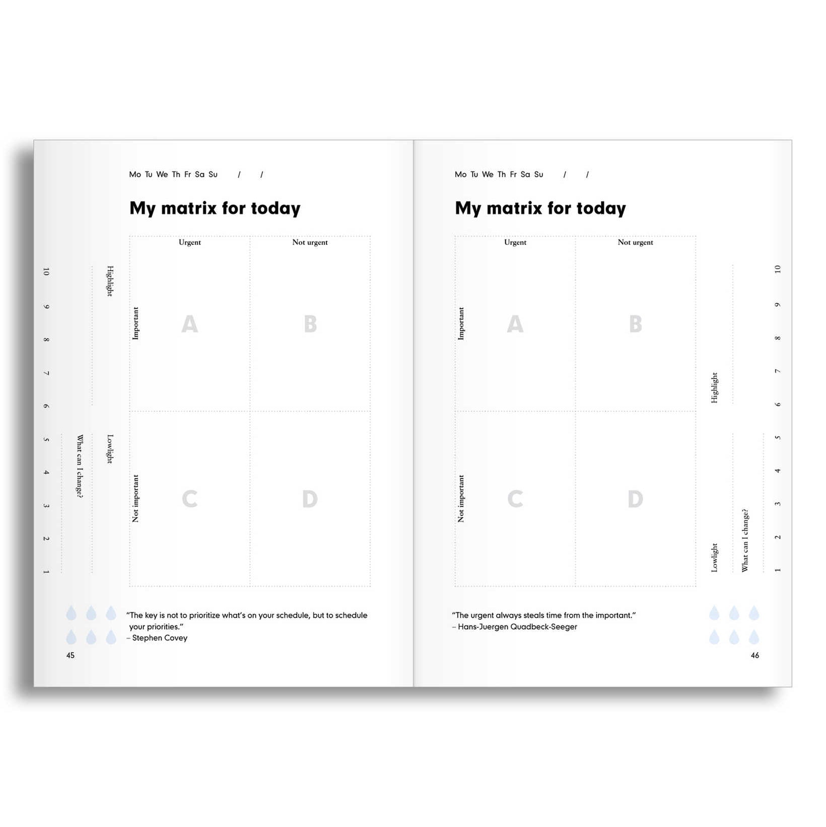 The Change Journal - A5 Guided Productivity Planner - Grey - Paper Kooka