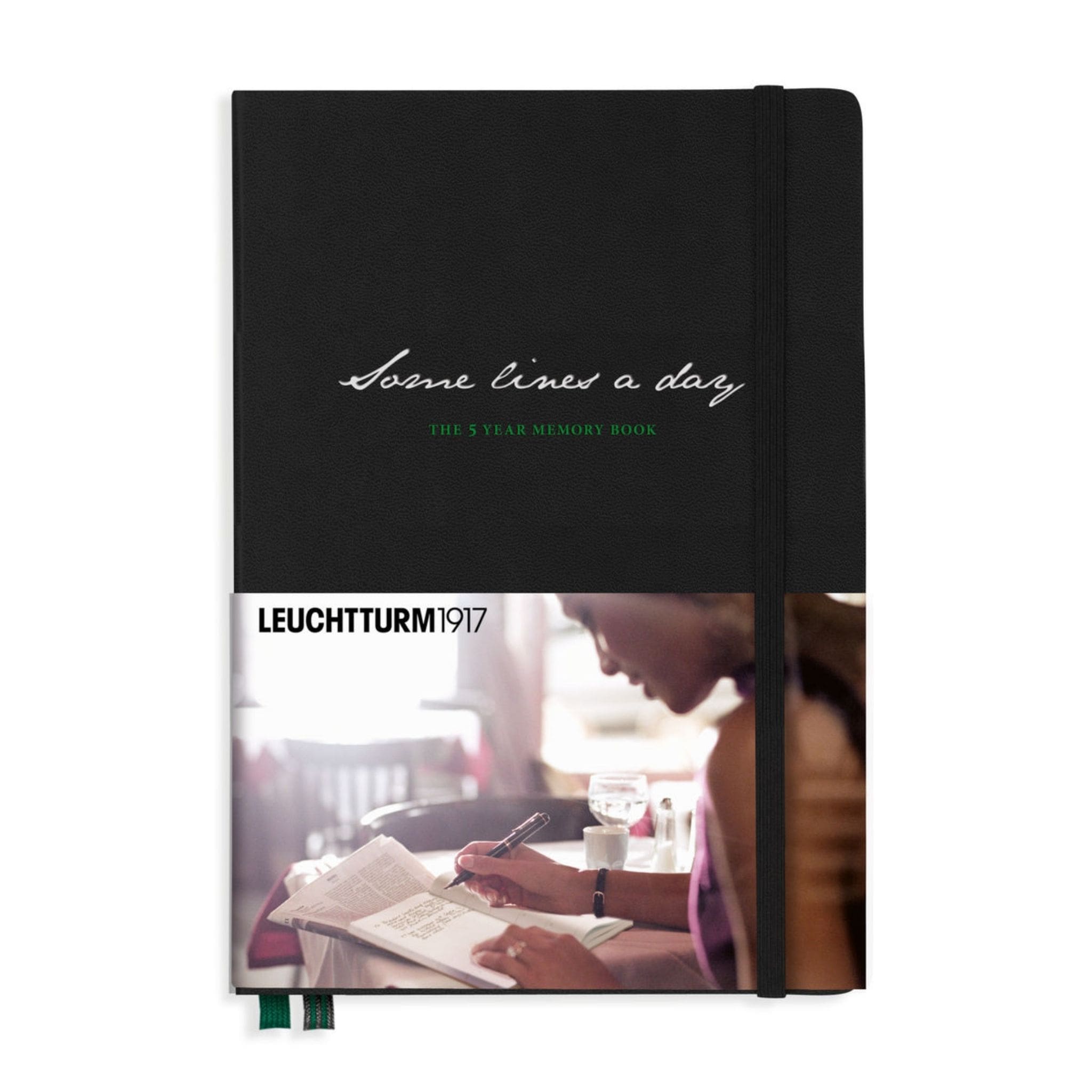 Leuchtturm1917 Some Lines a Day Black 5 Year Diary - Paper Kooka