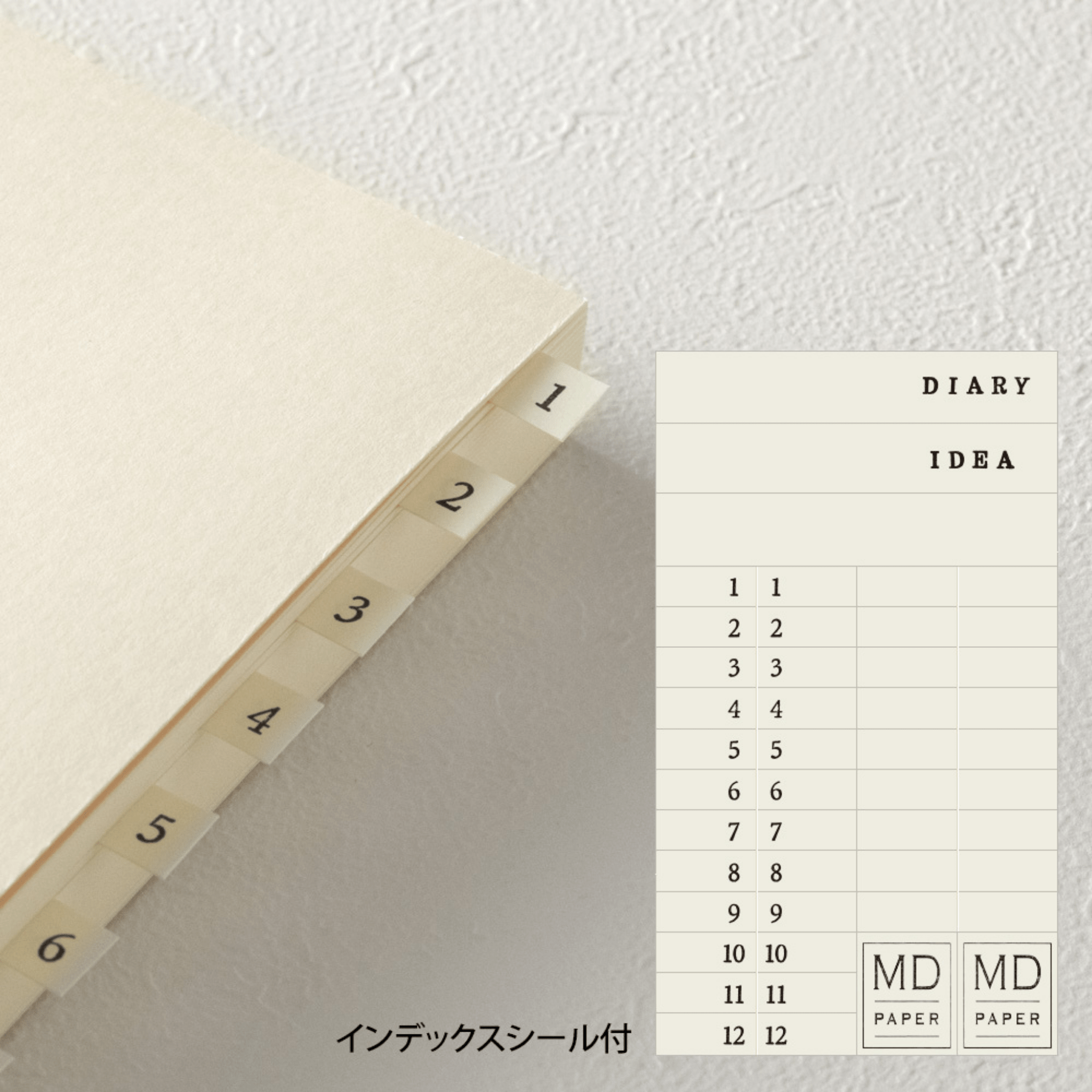 A5 Dotted MD Notebook Journal Codex 1 Day 1 Page - Paper Kooka