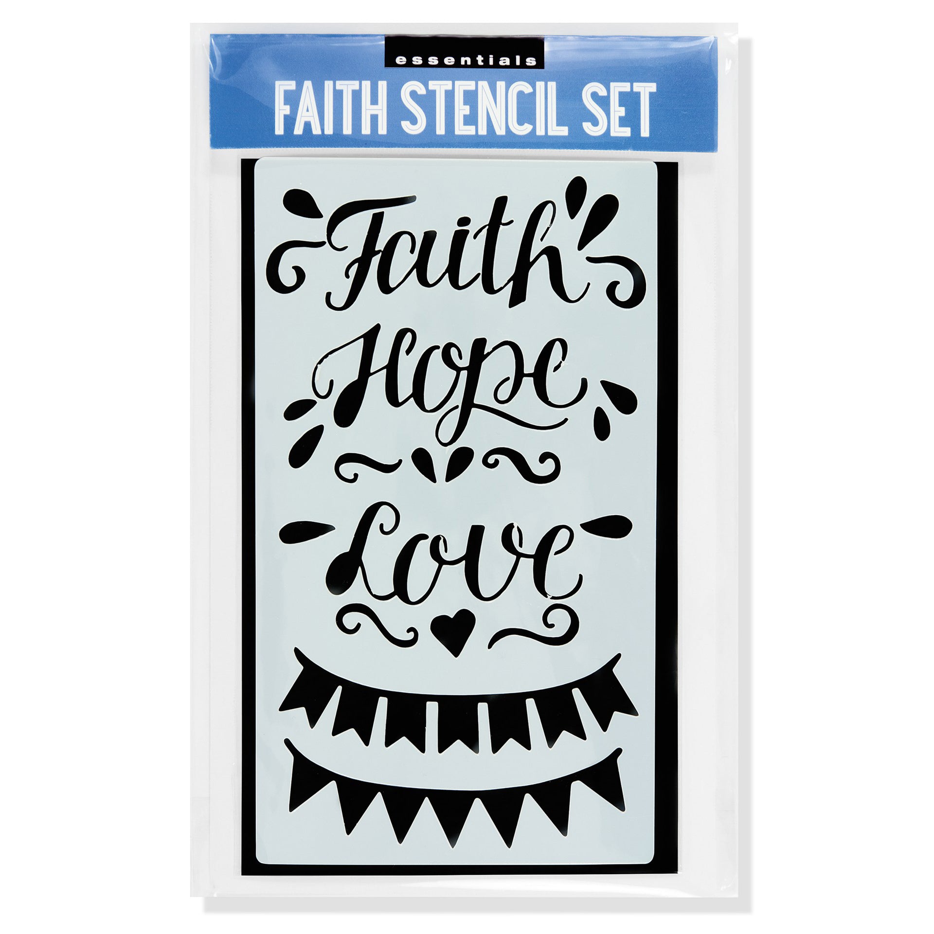 Faith - Journal Stencil Set - Paper Kooka
