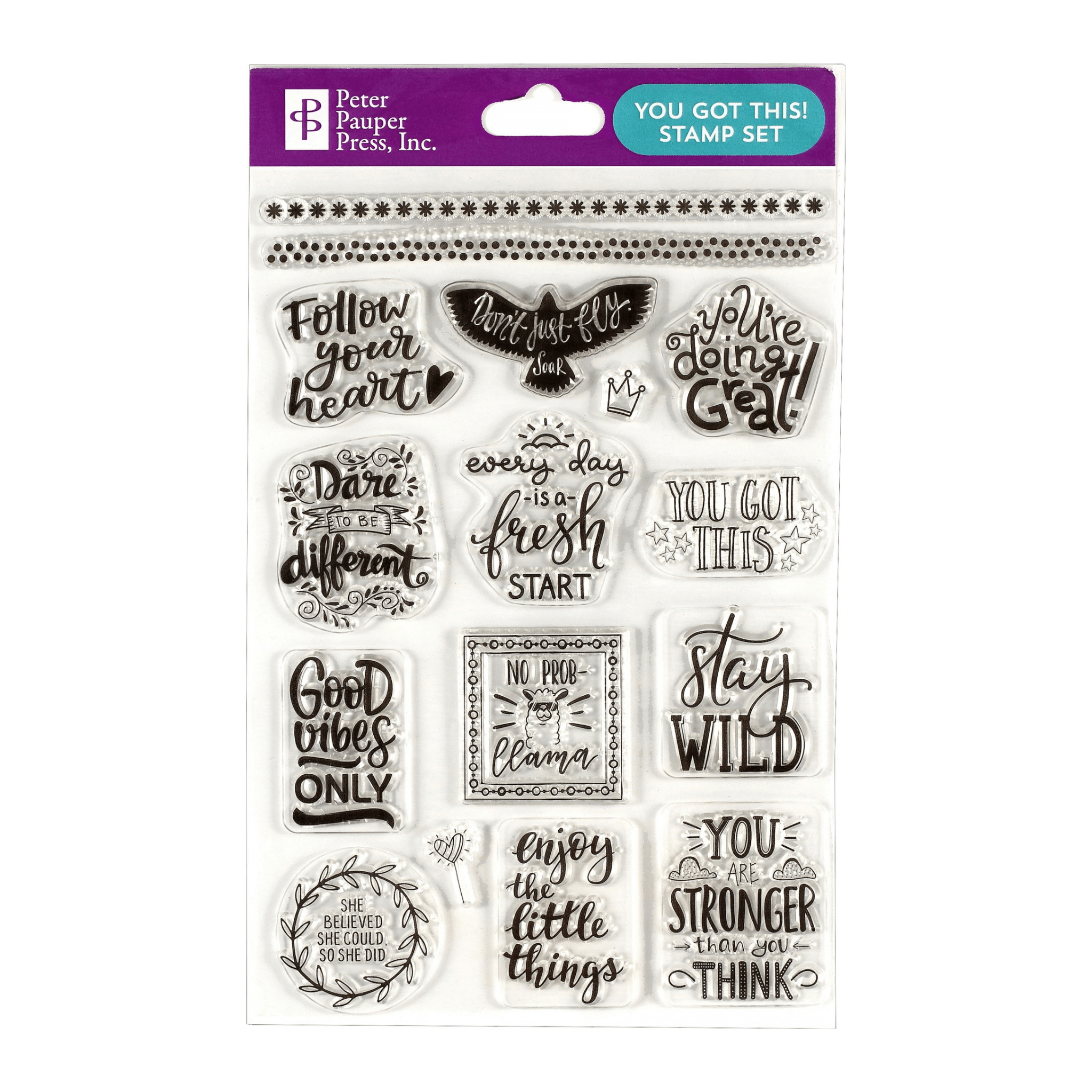 You Got This Clear Stamp Set - Paper Kooka