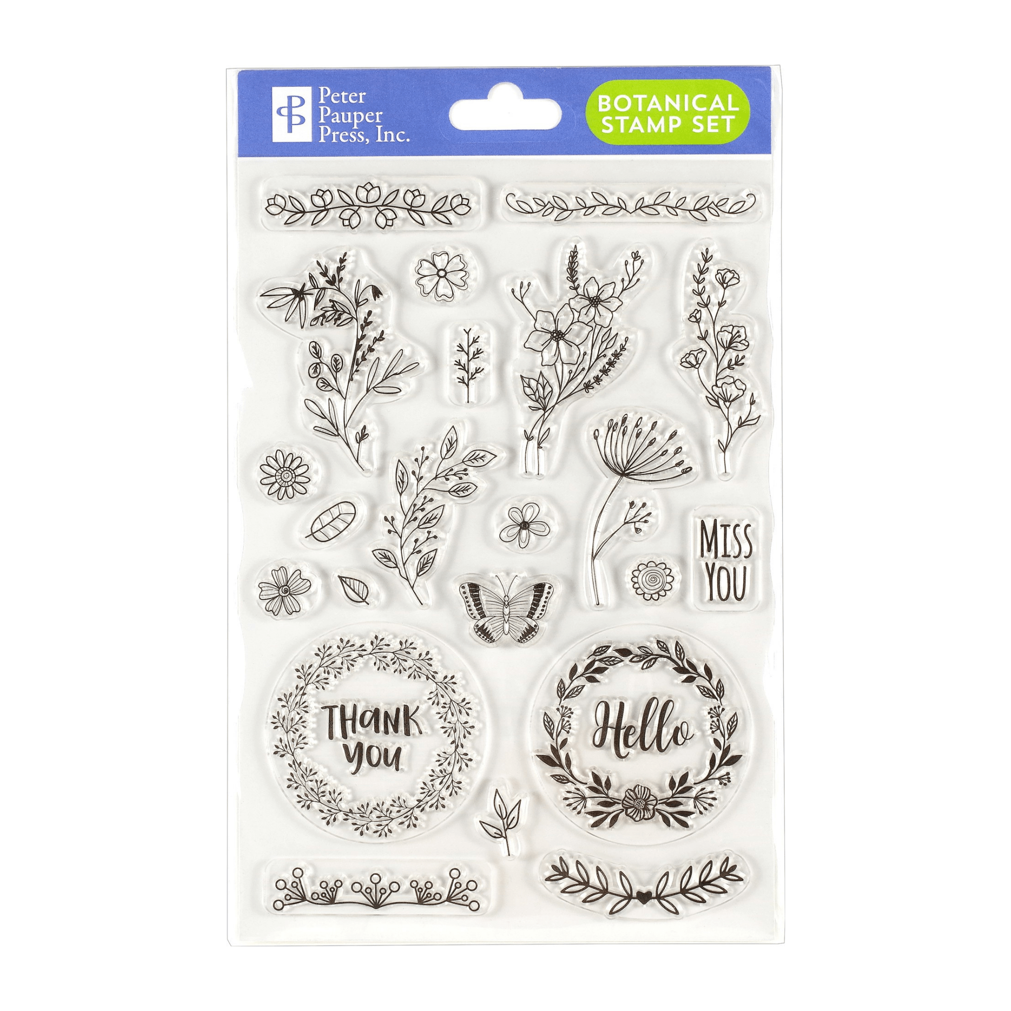 Botanicals Clear Stamp Set - Paper Kooka