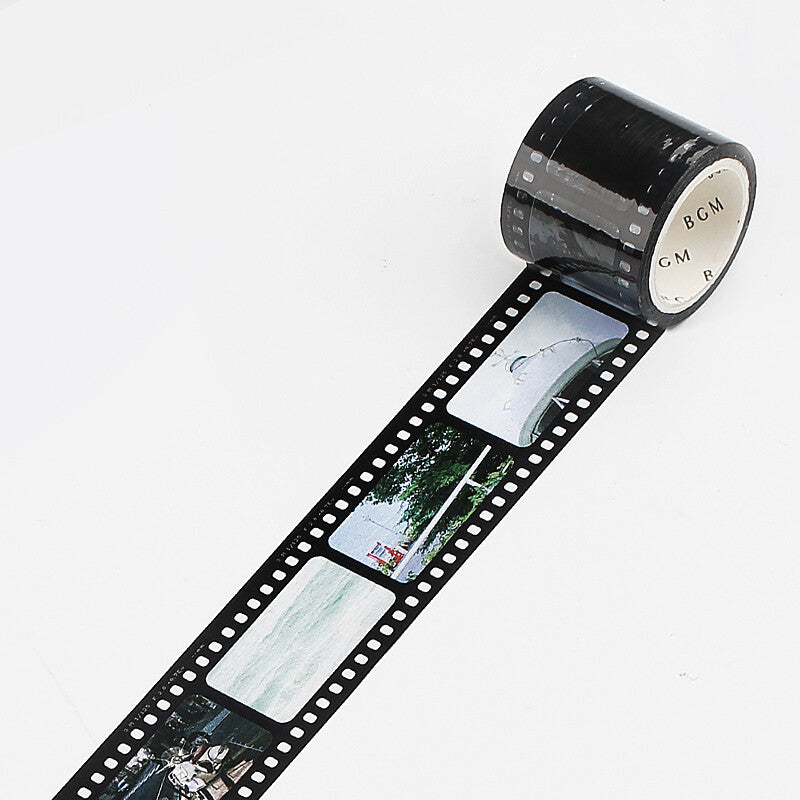 BGM Black Film Clear PET Tape - Paper Kooka Australia