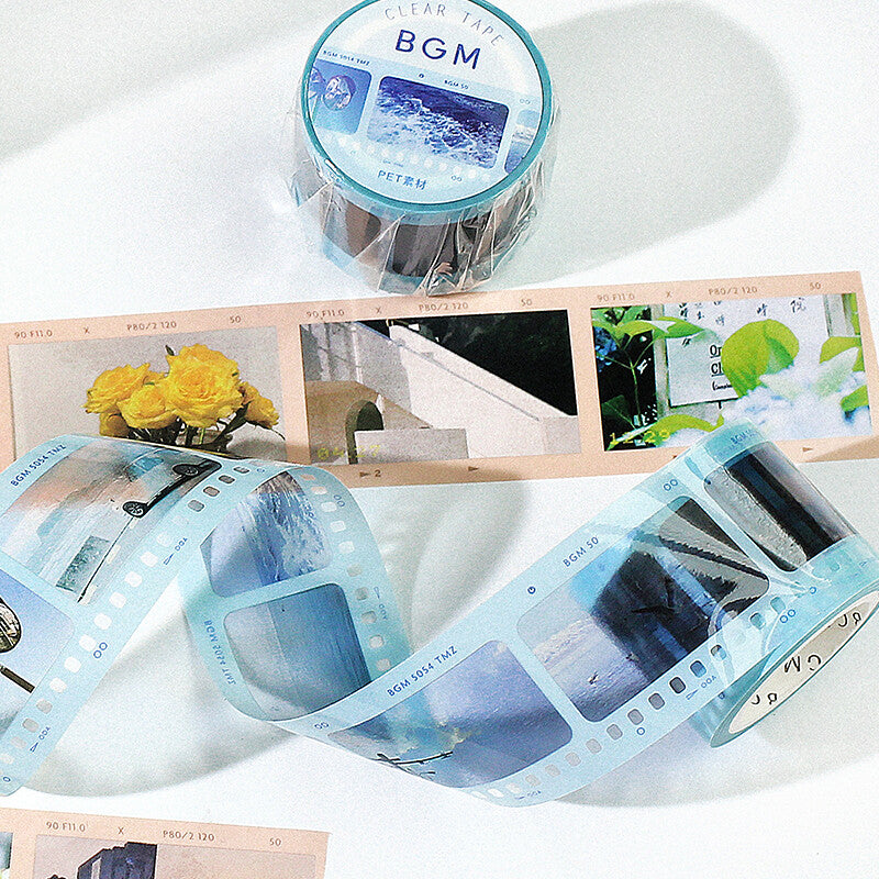 BGM Blue Film Transparent Tape - Paper Kooka Australia