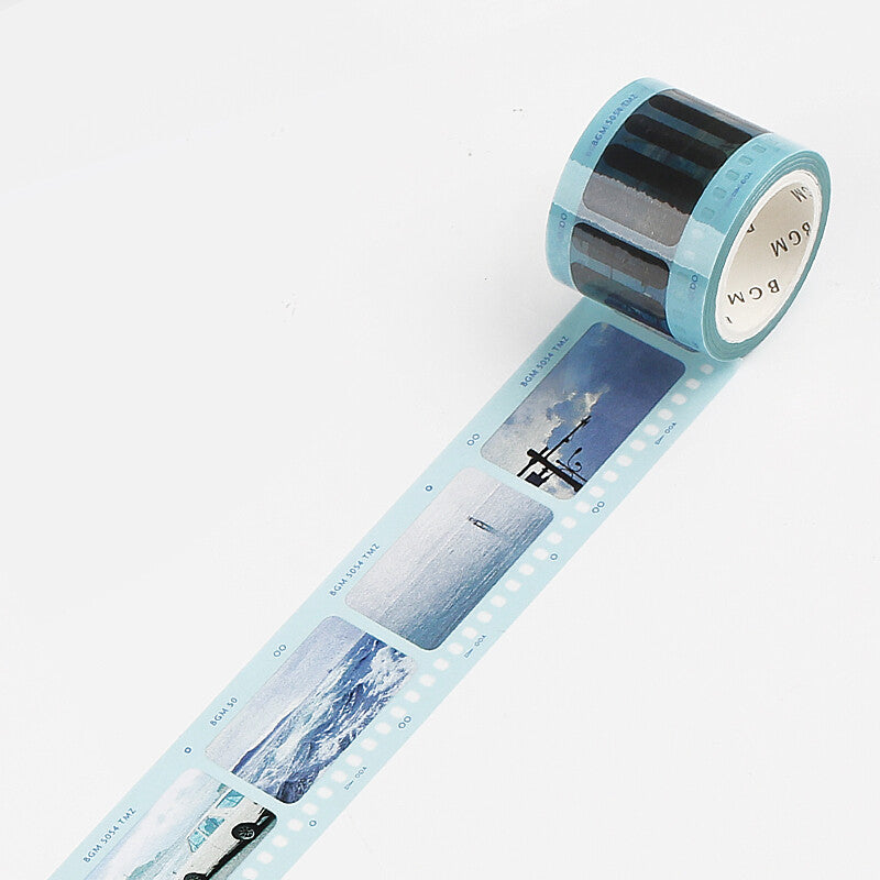 BGM Blue Film Clear PET Tape - Paper Kooka Australia