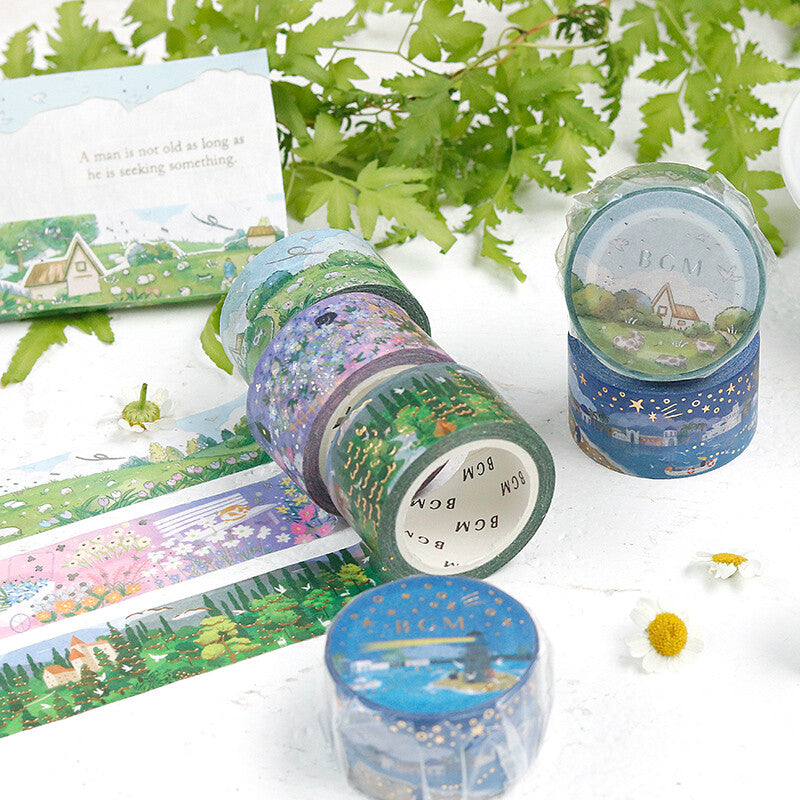 BGM city by the sea washi tape collection - Paper Kooka