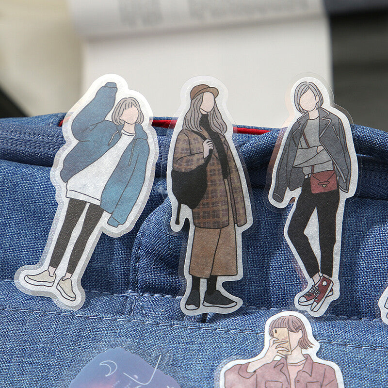 Coordinate Reference Sticker BGM Colour Coordinate Stickers - Boyish | Paper Kooka