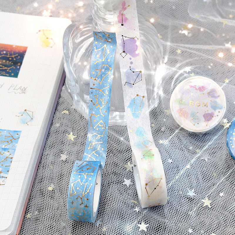 BGM Colourful Constellations decorative tape - Paper Kooka Australia