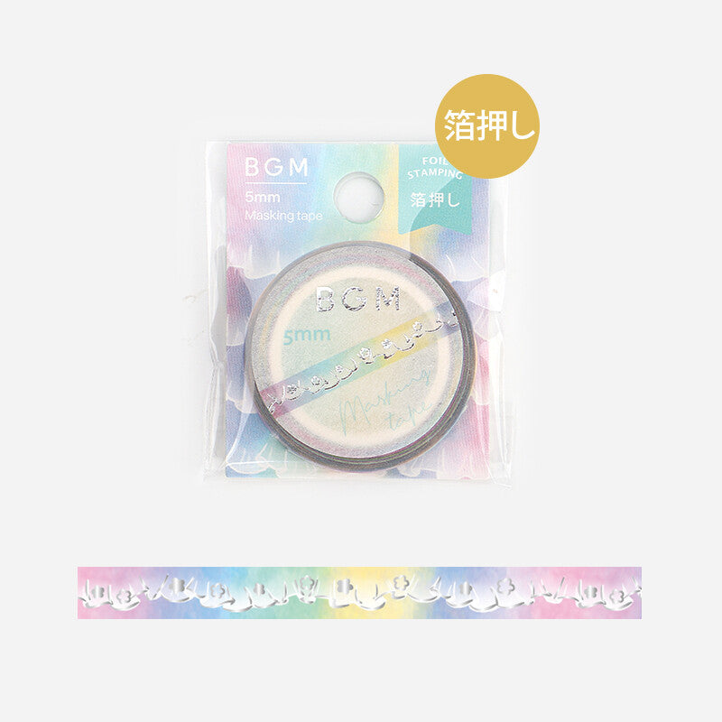 BGM Colourful Lace thin washi tape - Paper Kooka Australia