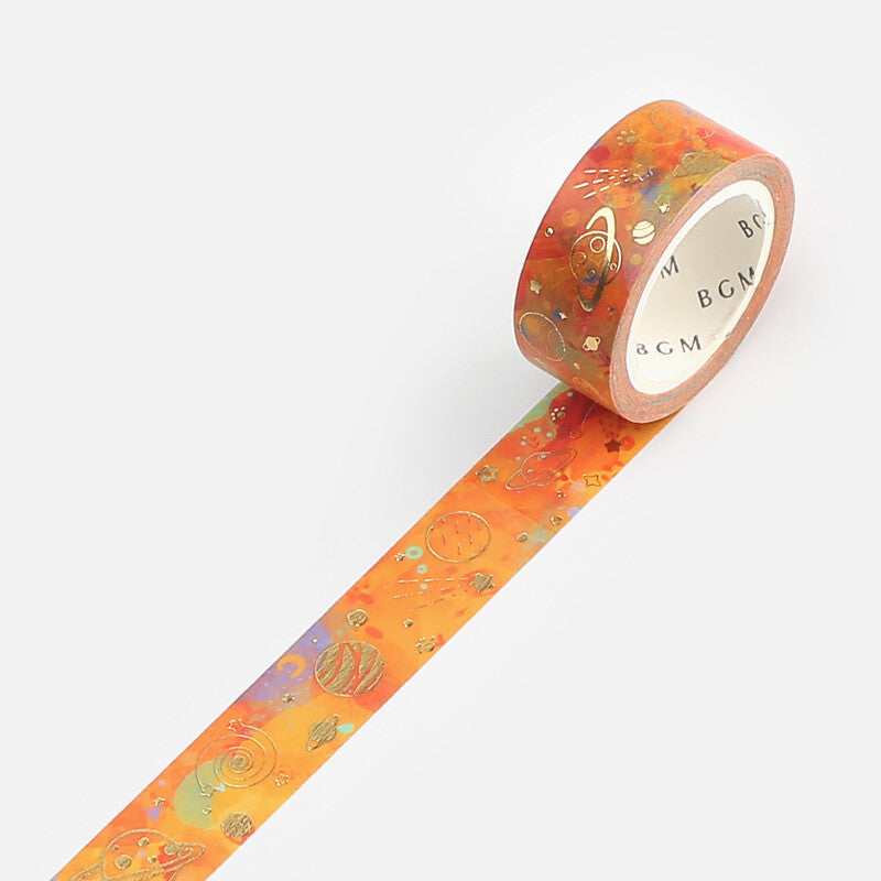 BGM Colourful Planet masking tape - Paper Kooka Australia