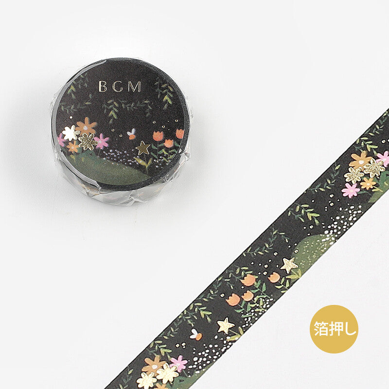 BGM Firefly Forest washi tape - Paper Kooka Australia