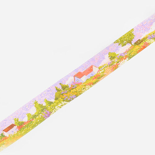 BGM Garden Dot Drawing wide washi tape 30mm wide 5m long - Paper Kooka Australia