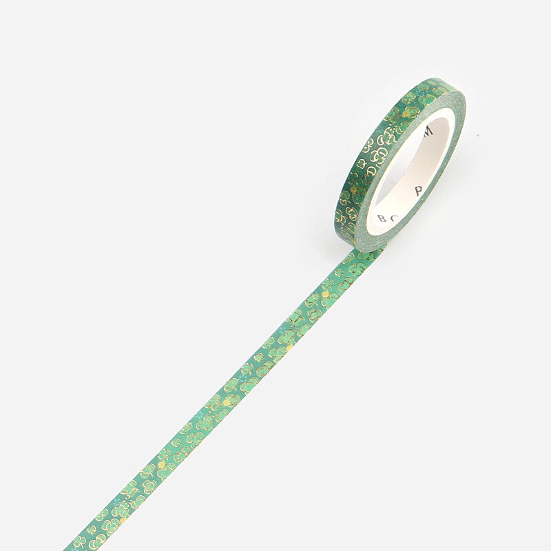 BGM Green Clover masking tape - Paper Kooka Australia