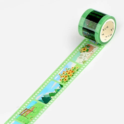 BGM Green Film Clear PET Tape - Paper Kooka Australia