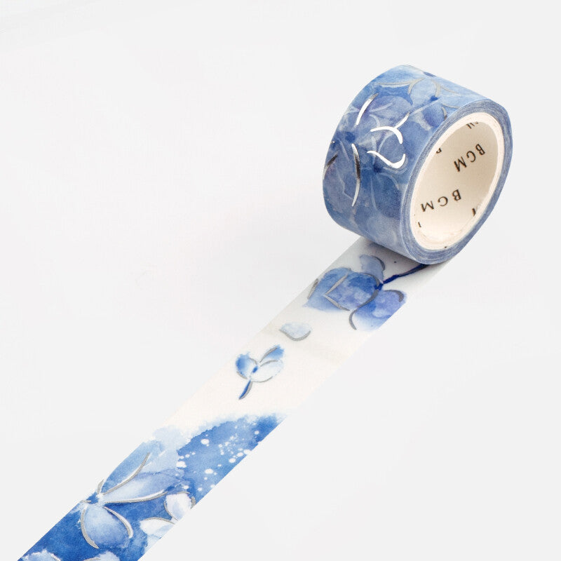 BGM Hydrangea Flower washi tape - Paper Kooka Australia