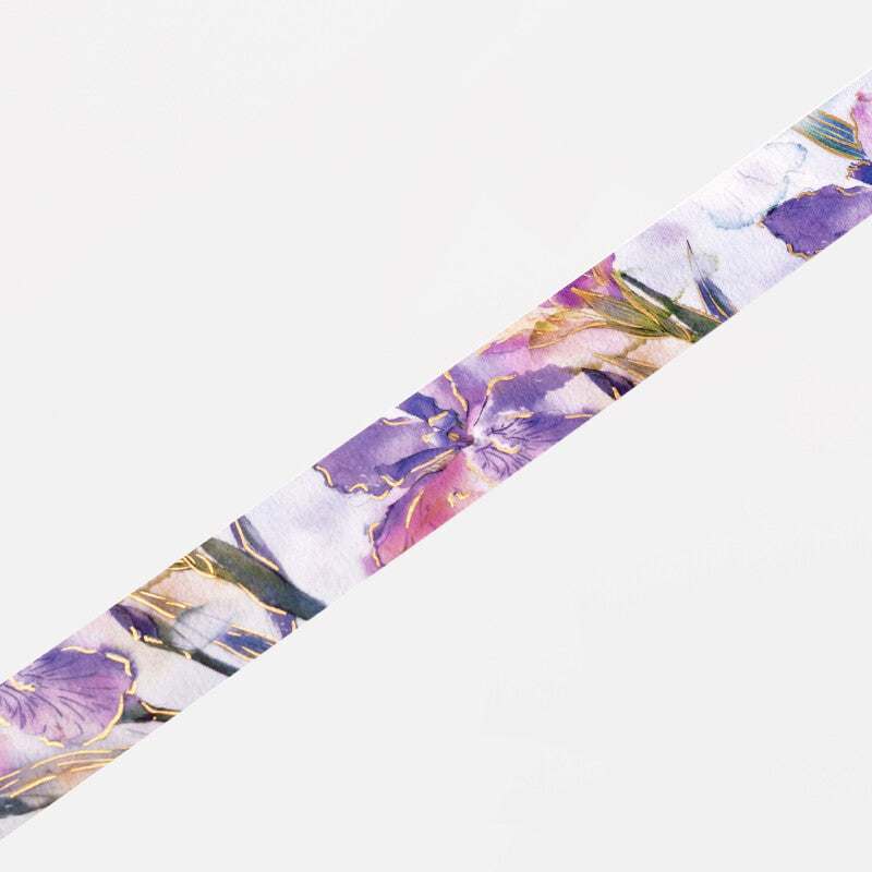 BGM Iris Flower masking tape - Paper Kooka Australia