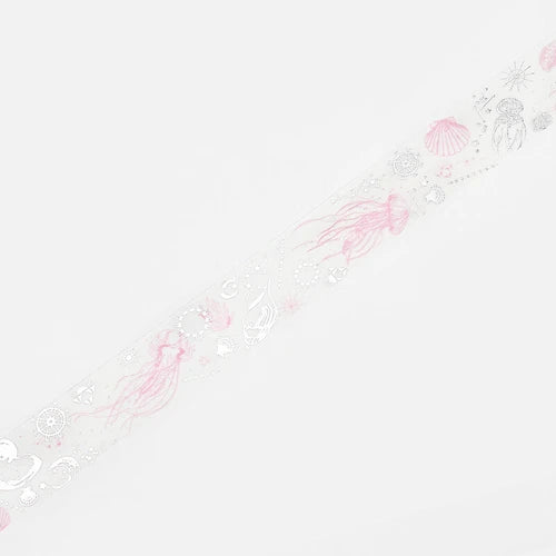 BGM pink Jellyfish washi tape - Paper Kooka Australia