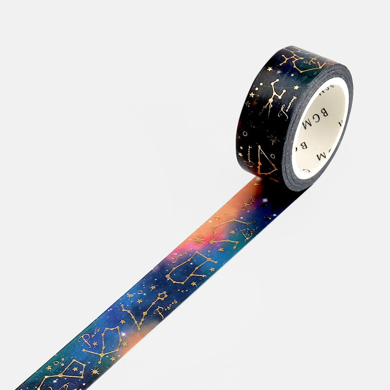 BGM Night Sky Constellations washi tape - Paper Kooka Australia