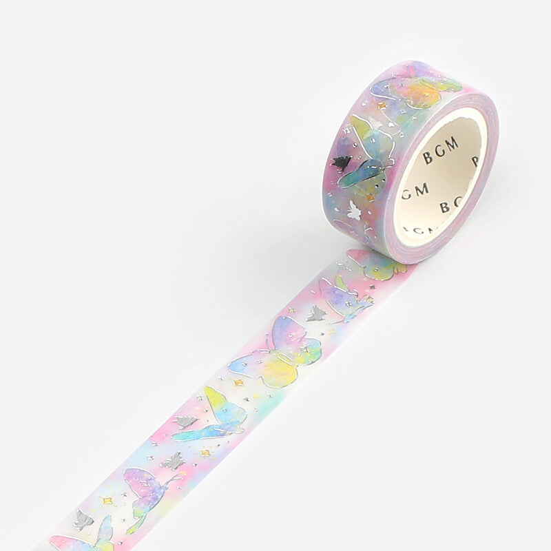 BGM Pastel Butterflies masking tape - Paper Kooka Australia