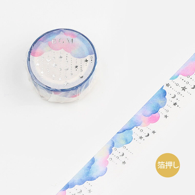 BGM Pastel Clouds washi tape - Paper Kooka