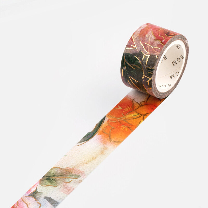 BGM Rose Flower washi tape - Paper Kooka Australia